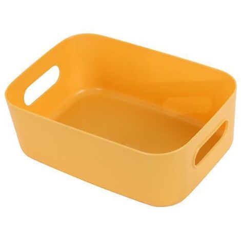 Jaunelot 1 Aufbewahrungsbox aus Kunststoff, verschiedene Farben, Aufbewahrungskörbe für Küche, Kleiderschrank, Büro, Badezimmer, Spielzeug, Zuhause (1/5)