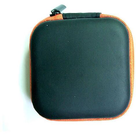 Eine orangefarbene Helmtasche, eine kleine, stabile Aufbewahrungsbox, ein Helmkarton (1/5)