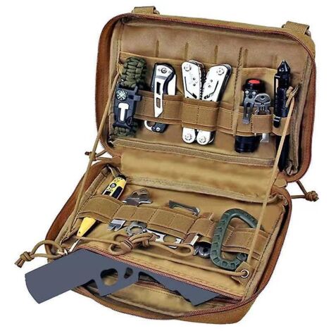 MOLLE-Verwaltungstasche, taktische EDC-EMT-Werkzeugtasche, medizinische Organizer-Tasche, modulare Taschen, Hüfttasche (1/5)