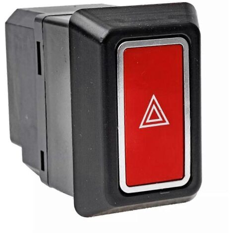 Warnblinkschalter für Mercedes-Benz 1977-1981, Schwarz und Rot, Teilenummer 1238200205. (1/5)