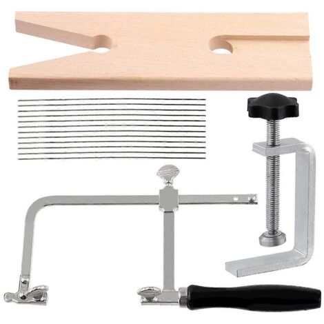3-in-1 Schmucksägen-Set mit verstellbarer V-Nut-Werkbankklemme – Schmuckwerkzeuge (1/5)