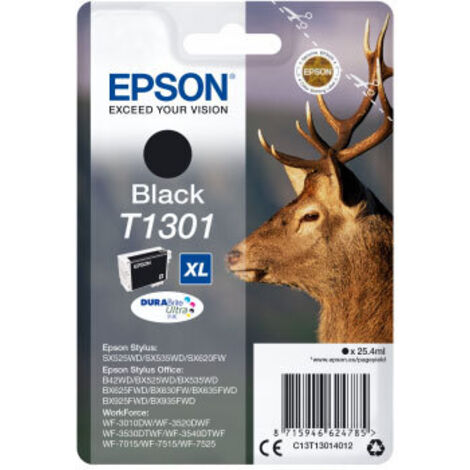 EPSON Cartouche T1301 - Cerf - Noir (1/3)