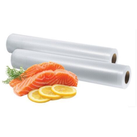 Lot de 2 rouleaux sous vide 28 cm x 5,5 m – 5 couches ultra-résistantes – Lavables et réutilisables – Résistants au micro-ondes – Foodsaver - fsr2802-i (1/10)