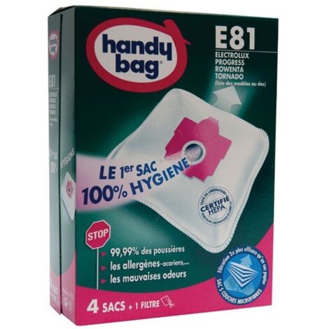 HANDY BAG - Sac aspirateur handy bag non tissé x4 électrolux e81 (1/6)