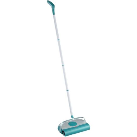 Leifheit – Balayeuse mécanique Regulus Supra – Brosse en caoutchouc pour sols lisses – Poignée pliable – Bac lavable – Longueur 120 cm