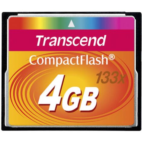 Transcend TS4GCF133 mémoire flash 4 Go CompactFlash MLC (1/4)
