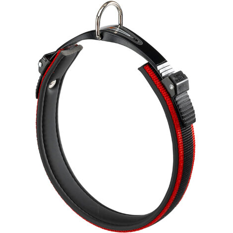 Ferplast ERGOCOMFORT C Collier ergonomique avec micro-régulation - différentes couleurs et mesures. Variante C25/51 - Misure: A: 43-51 cm B: 25 mm - Rouge (1/5)