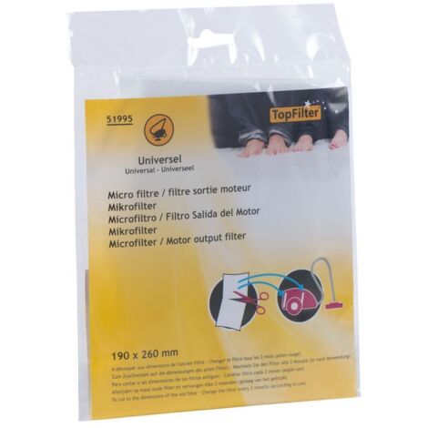 Filtre aspirateur universel sortie moteur TopFilter (1/5)
