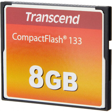 Transcend TS8GCF133 mémoire flash 8 Go CompactFlash MLC (1/3)