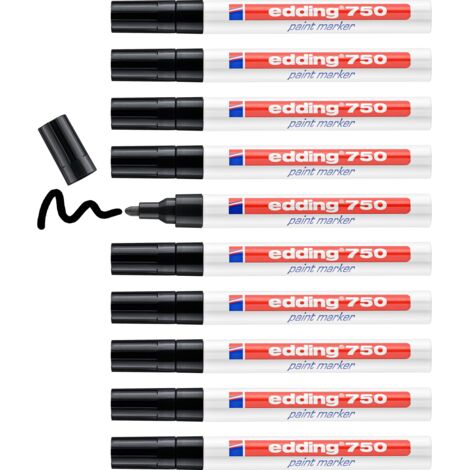 Edding 750 Noir 10 pièce(s) (1/5)