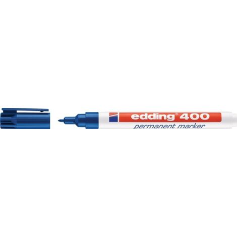 Marqueur Permanentmarker 400 bleu largeur de trait 1 mm pointe ronde
