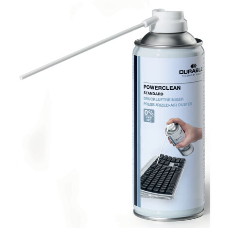 5796 Durable Powerclean Standard - Bombe dépoussiérante 400 ml (Livraison INTERDITE dans les DOM/TOM et CT)
