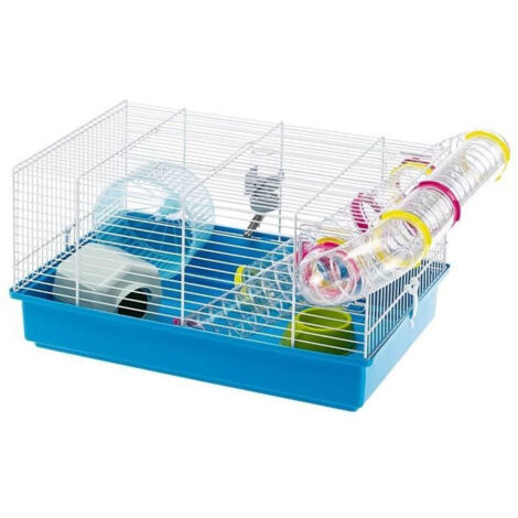 Ferplast Cage pour hamsters Paula Bleu 46x29,5x24,5 cm 57906411 (1/5)