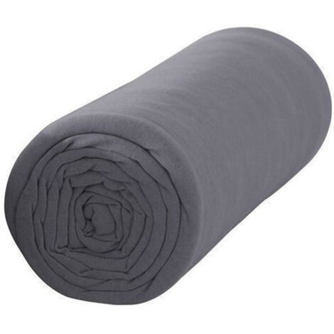 Drap housse 140 x 190 cm 100% coton 57 fils - Canon de fusil - Livraison gratuite (1/5)