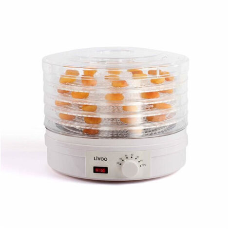 Livoo DOM202 déshydrateur alimentaire blanc compact (1/8)