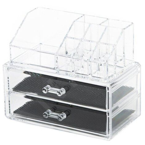 Compactor Organisateurs cosmétiques - Organiseur de cosmétiques 88x117x158 mm, plastique transparent RAN5048 (1/5)