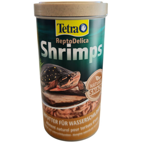 Crevettes entières séchés 100 g - 1L pour toutes les tortues d'eau - Tetra