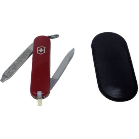 Couteau suisse de poche Victorinox Escort 0.6123 avec 6 fonctions différentes couleur rouge poids 16 grammes (1/2)