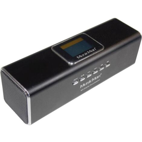 Enceinte portable 6 W MusicMan Technaxx 6 W Technaxx MusicMan MA Display Soundstation noir (1/4)