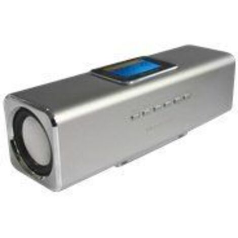 Enceinte portable 6 W Technaxx MusicMan MA Display Soundstation argent (1/5)