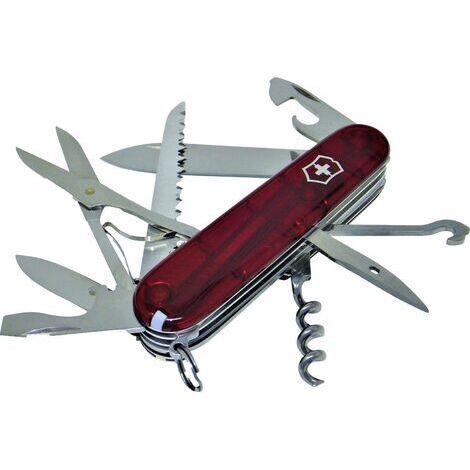 Couteau suisse Victorinox huntsman 15 fonctions acier inoxydable rouge (1/3)