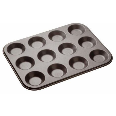 Kitchen Craft Master Class - Moule à pâtisserie (12 trous, antiadhésif, plaque de cuisson de 32 x 24 cm) (1/2)