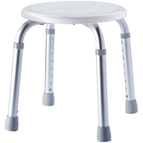 Tabouret de salle de bain rond Blanc 110 kg A00603101 RIDDER (1/5)