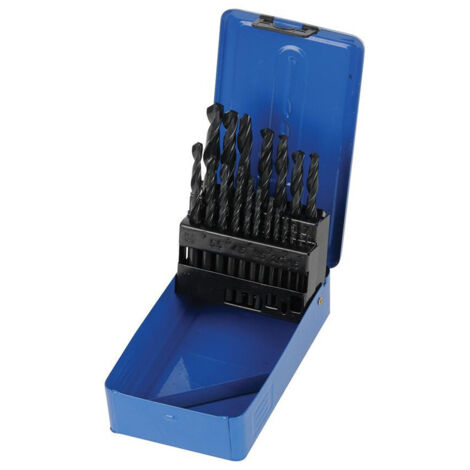 Mèches en acier rapide HSS-R, 19 pcs 1 - 10 mm (1/3)