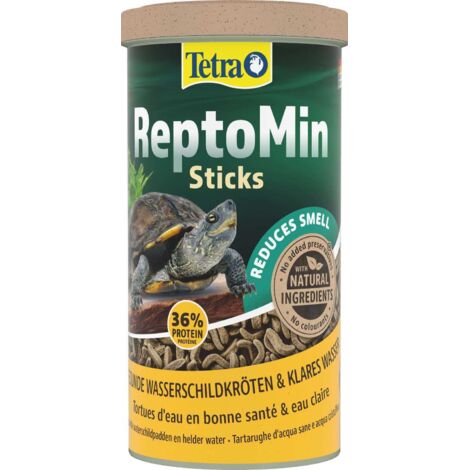 Mini-sticks alimentation tortue d'eau Reptomin 1L