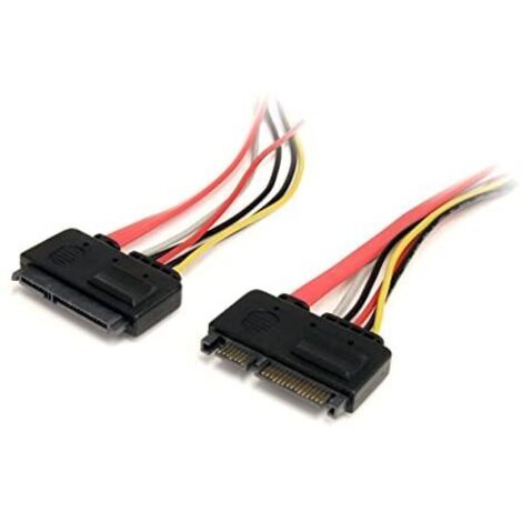 Rallonge SATA 30 cm (alimentation + données) (1/4)