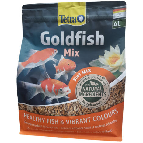 Goldfish mix 4 Litres -560 g pour poissons rouge de bassin - Tetra (1/6)
