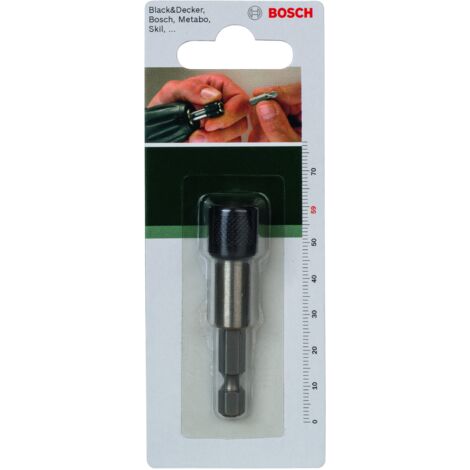 Porte-embouts hexagonaux extérieur universel Mandrin de perçage 1/4 BOSCH 2609255902 (1/2)