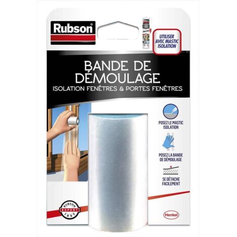 Rubson – Rouleau de démoulage 25m – Mousse polyuréthane pour joints d'isolation – Application mastic sans adhérence – Intérieur – Plastique blanc (1/3)