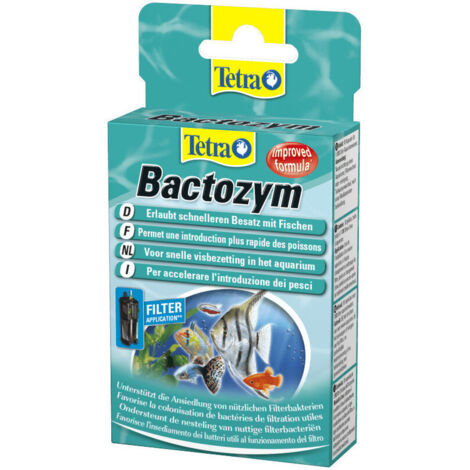 Bactozym augmente l'activité biologique, 10 comprimés pour aquarium - Tetra