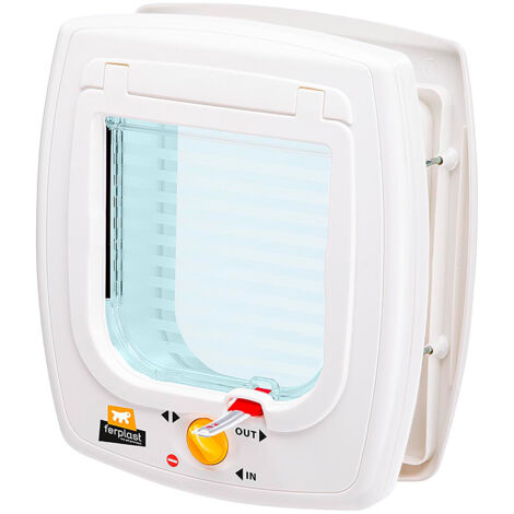 Chatière manuelle Ferplast Swing 5T 4 voies Blanc 72103011
