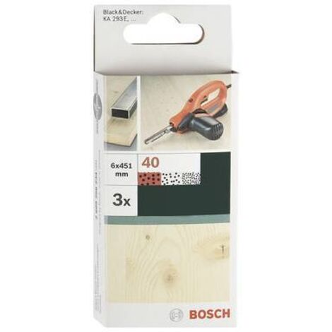 Bande de ponçage Bosch Accessories 2609256235 Grain 60 (L x l) 451 mm x 6 mm 3 pc(s) V783181 (1/3)