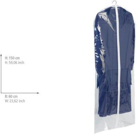 Kleidersack Kunststoff 150x60cm transparent (1/2)