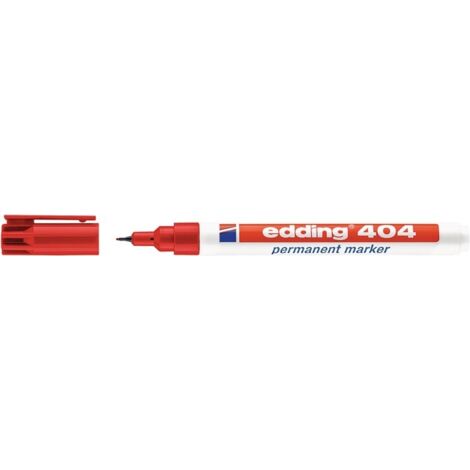 Marqueur permanent 404 rouge graduation 0,75 mm pointe ronde