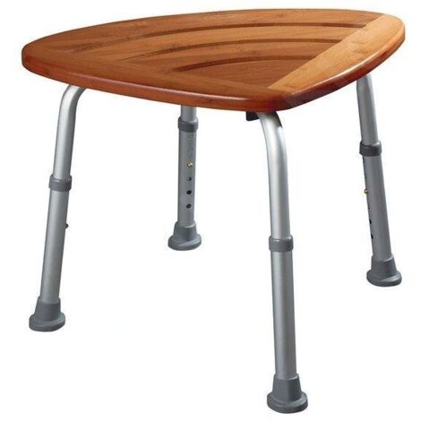 Sapho Accessoire Ridder - Tabouret, aluminium/ bambou A00502081 (1/5)