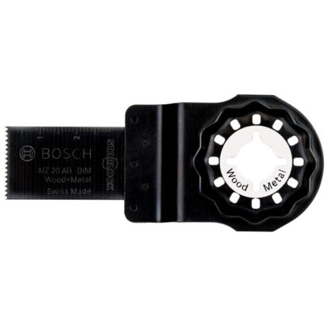 Bosch 5x Lame de scie plongeante BIM Starlock AIZ 20 AB Wood and Metal - 2608661628