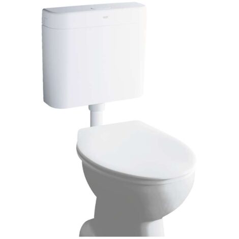 Grohe – Réservoir de chasse d'eau mural blanc alpin – Débit réglable 6-9L – Isolation acoustique – Installation discrète avec vis cachées - 37791SH0
