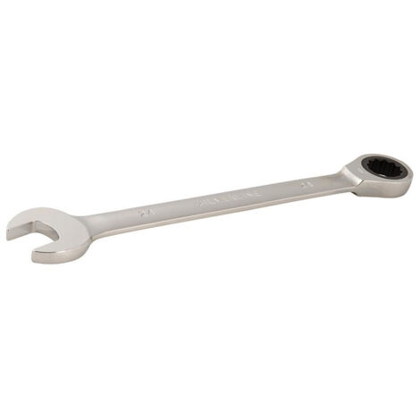 CLÉ MIXTE À CLIQUET À TÊTE DROITE 24 MM SILVERLINE 395006 (1/5)