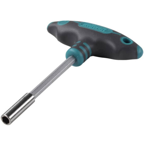 Wolfcraft – Tournevis porte-embout à poignée en T – Réceptacle hexagonal 6,3 mm – Transmission de puissance élevée – 1235000