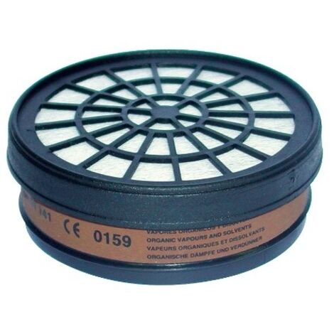 Cartouche de rechange pour masque de protection – Filtre A1 pour gaz acides et halogènes – Protection respiratoire efficace – M-E
