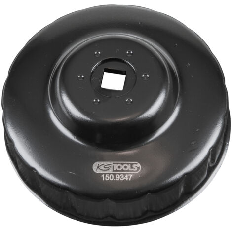 KS Tools - Cloche pour filtre à huile 3/8'', diamètre 96 mm / 18 cannelures - 150.9347 (1/3)