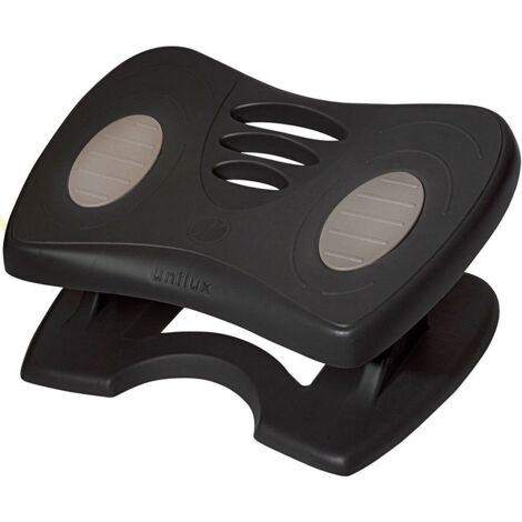 Unilux Nymphea repose pieds ergonomique noir 42 x 32 cm (1/3)