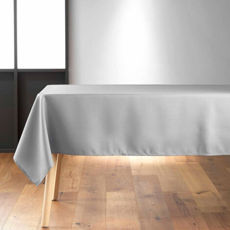 Nappe rectangle "Essentiel" - Gris - 140 x 300 cm - Livraison gratuite