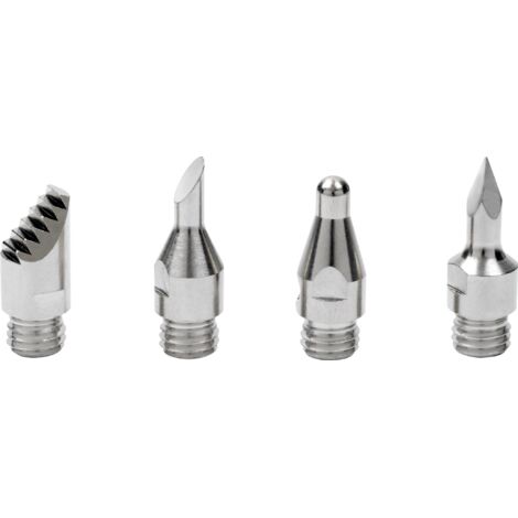 Kit d'accessoires de pyrogravure Dremel 204 - Kit d'accessoires pour fer à souder avec 4 pannes pour le brasage, la fusion, la coupe à chaud, le soudage, le rétrécissement et la pyrogravure (1/4)