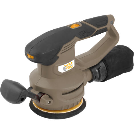 Fartools – Ponceuse orbitale 430W – Ø125mm – Fixation autoagrippante – Oscillation 6000-13000 tr/min – Pour surfaces galbées bois et métal