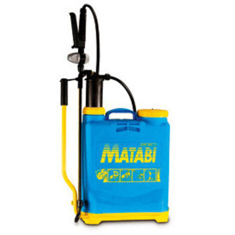 Matabi – Pulvérisateur à pression entretenue 12L – Régulateur 3 positions – Lance fibre de verre 71 cm – Pour jardins de plus de 1000 m²